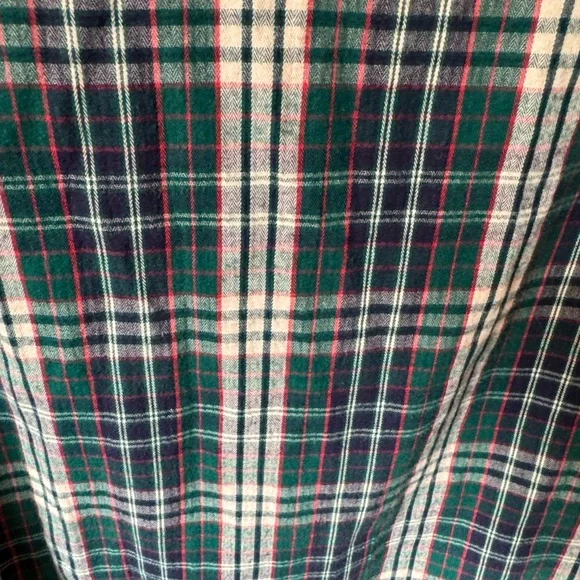 THE GREAT. Cotton plaid button down sleepwear top - Picture 5 of 8